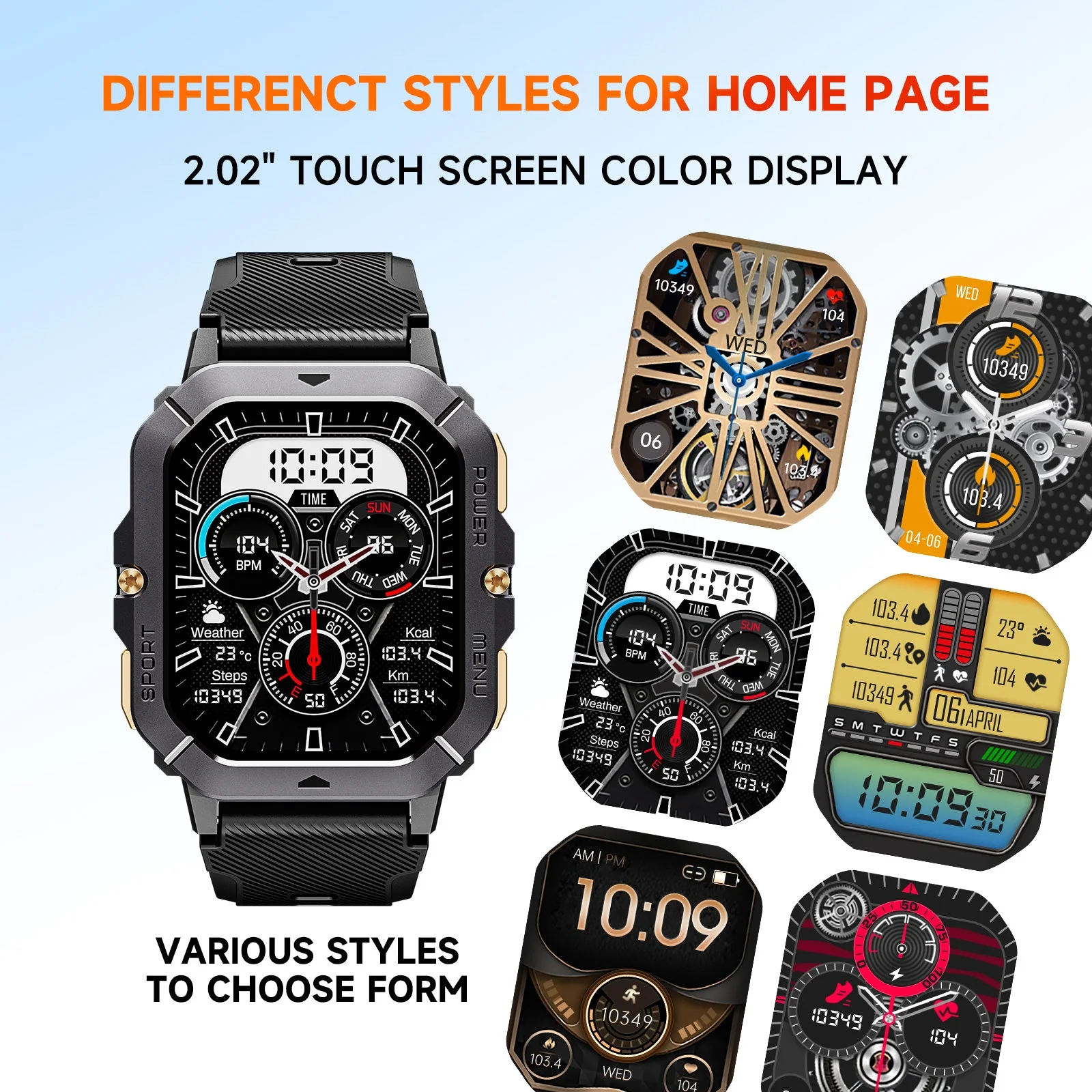 OUKITEL BT101 MILITÄRISCHE INTELLIGENTE UHR - Image 4