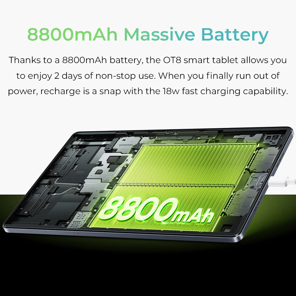 OUKITEL OT8 Smart-Tablet 11-Zoll 2K Display TÜV SÜD-zertifiziert 8800mAh großer Akku mit Stift (30GB+256GB) - Image 5