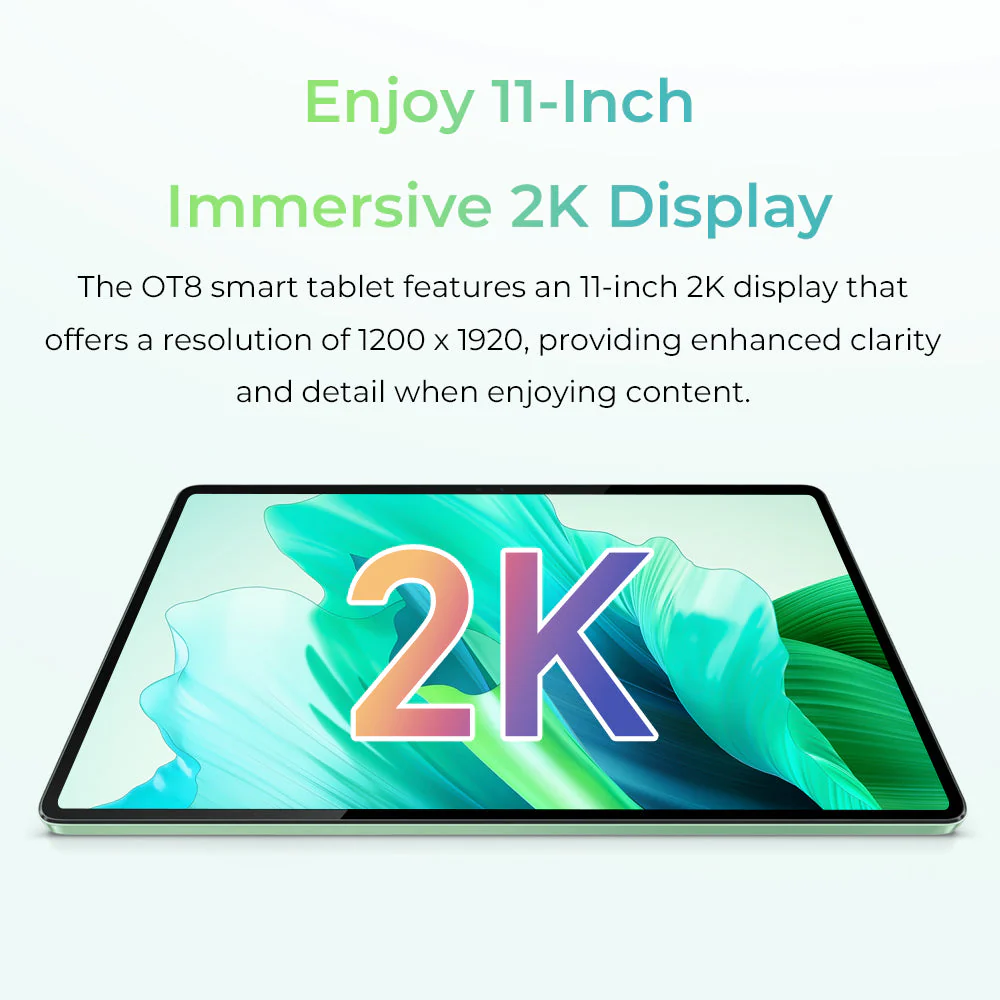 OUKITEL OT8 Smart-Tablet 11-Zoll 2K Display TÜV SÜD-zertifiziert 8800mAh großer Akku mit Stift (30GB+256GB) - Image 6