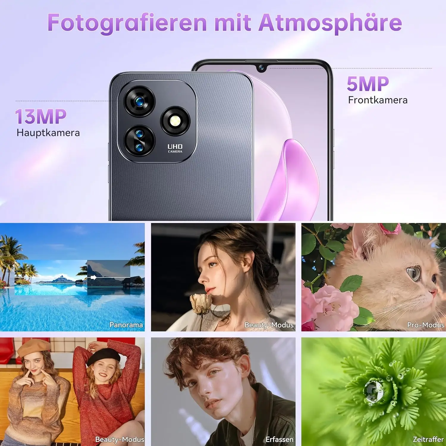 Oukitel C51 5150mAh Akku 9mm Ultra-dünnes Gehäuse SmartPhone（18GB+128GB） - Image 7