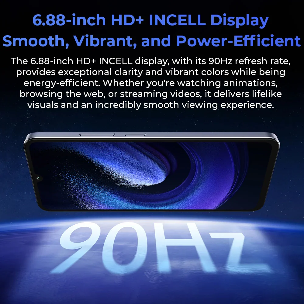 Oukitel C59 Pro 6.88-inch 10000mAh Battery 13.3mm Ultra-thin Body SmartPhone(8GB+256GB) - Image 6