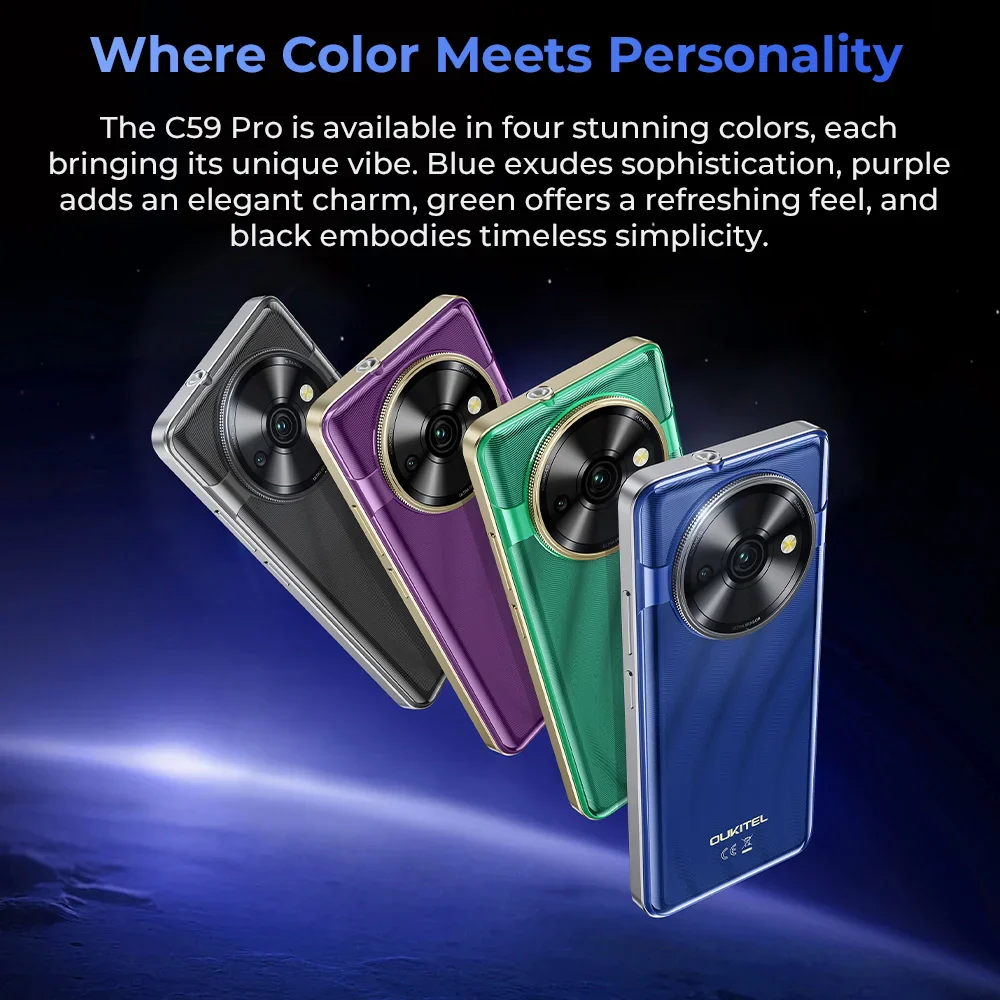 Oukitel C59 Pro 6.88-inch 10000mAh Battery 13.3mm Ultra-thin Body SmartPhone(8GB+256GB) - Image 8