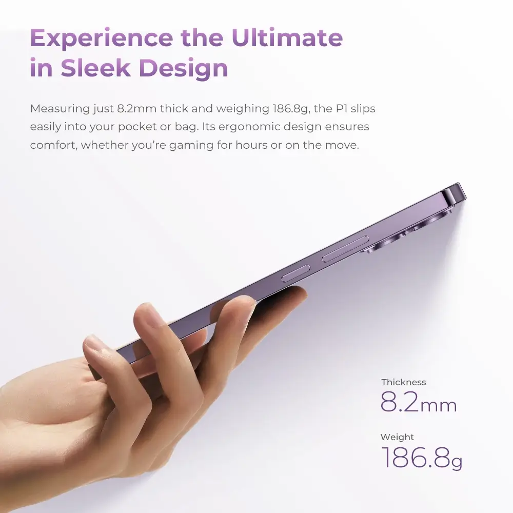 Oukitel P1 6.7-inch 5150mAh Battery 8.2mm Ultra-thin Body SmartPhone(8GB+256GB) - Image 8