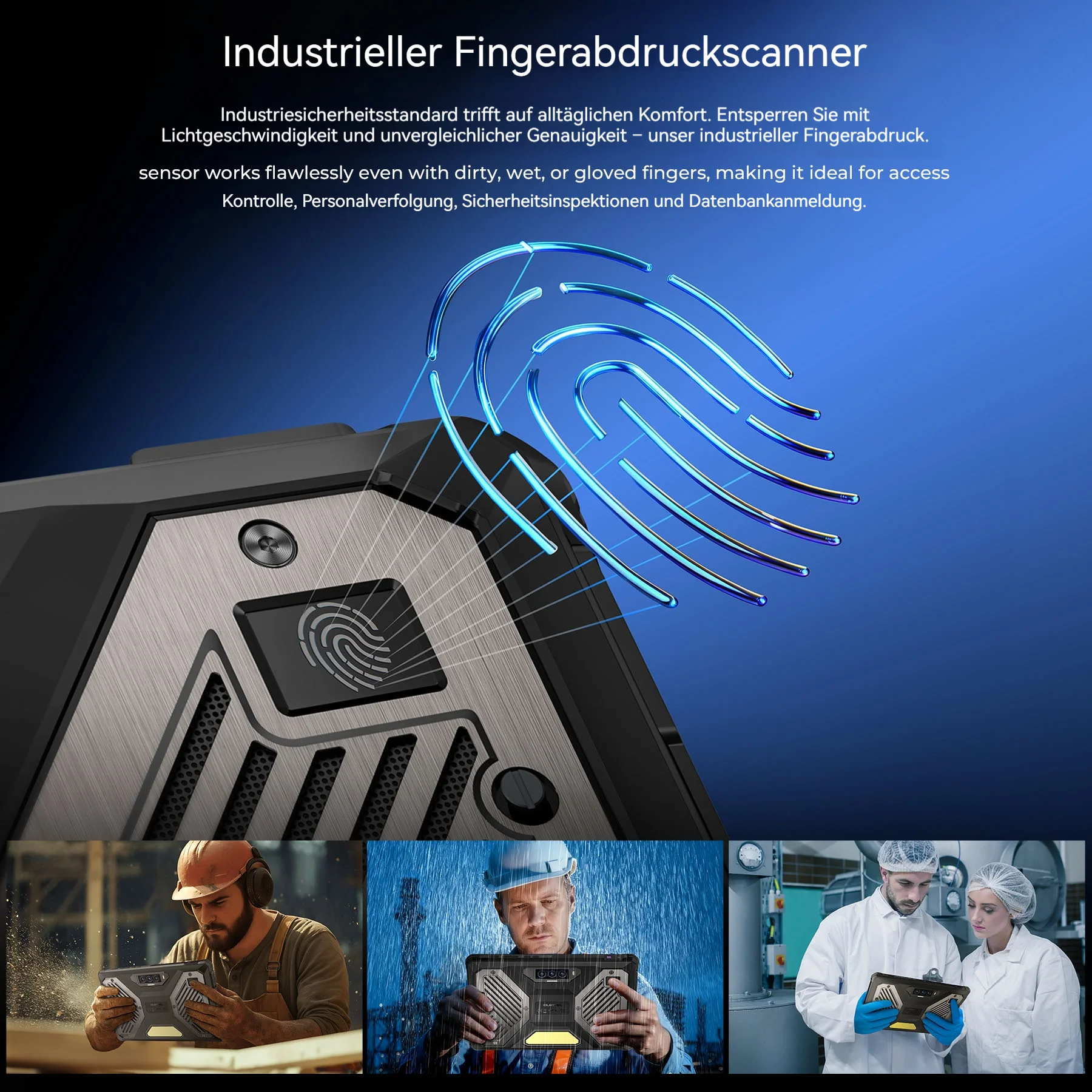 OUKITEL RT10 Industry 5G Rugged Tablet – 11-Zoll-Display, Dimensity 7400X, 25.000-mAh-Akku, 64-MP-Kamera, Android 15 (12 GB + 512 GB) - Image 7