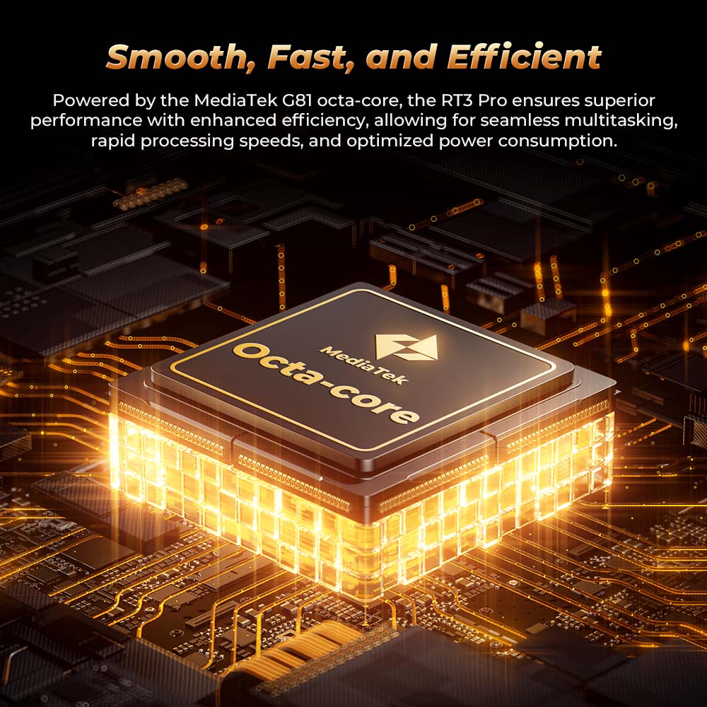 OUKITEL RT3 PRO Rugged Tablet 8-inch 5150 mAh Battery Android 14 NFC - Image 11