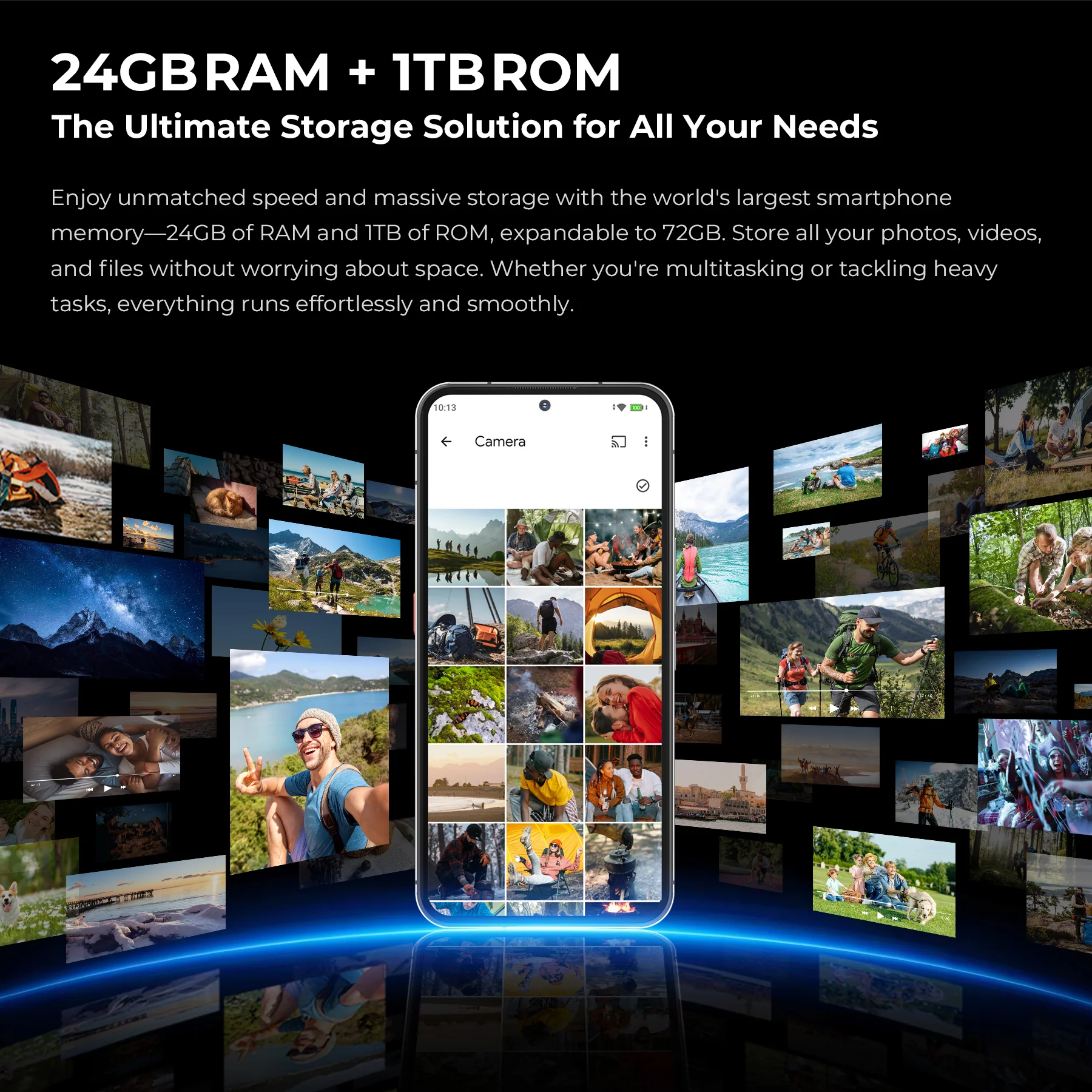 Oukitel WP200 Pro - Das weltweit erste modulare, robuste Telefon mit abnehmbarem Ohrhörer/SmartWatch, AI-fähig, 5G, 6,7'' AMOLED-Display, 8800 mAh, Android 15 (24GB+ITB NFC) - Image 6