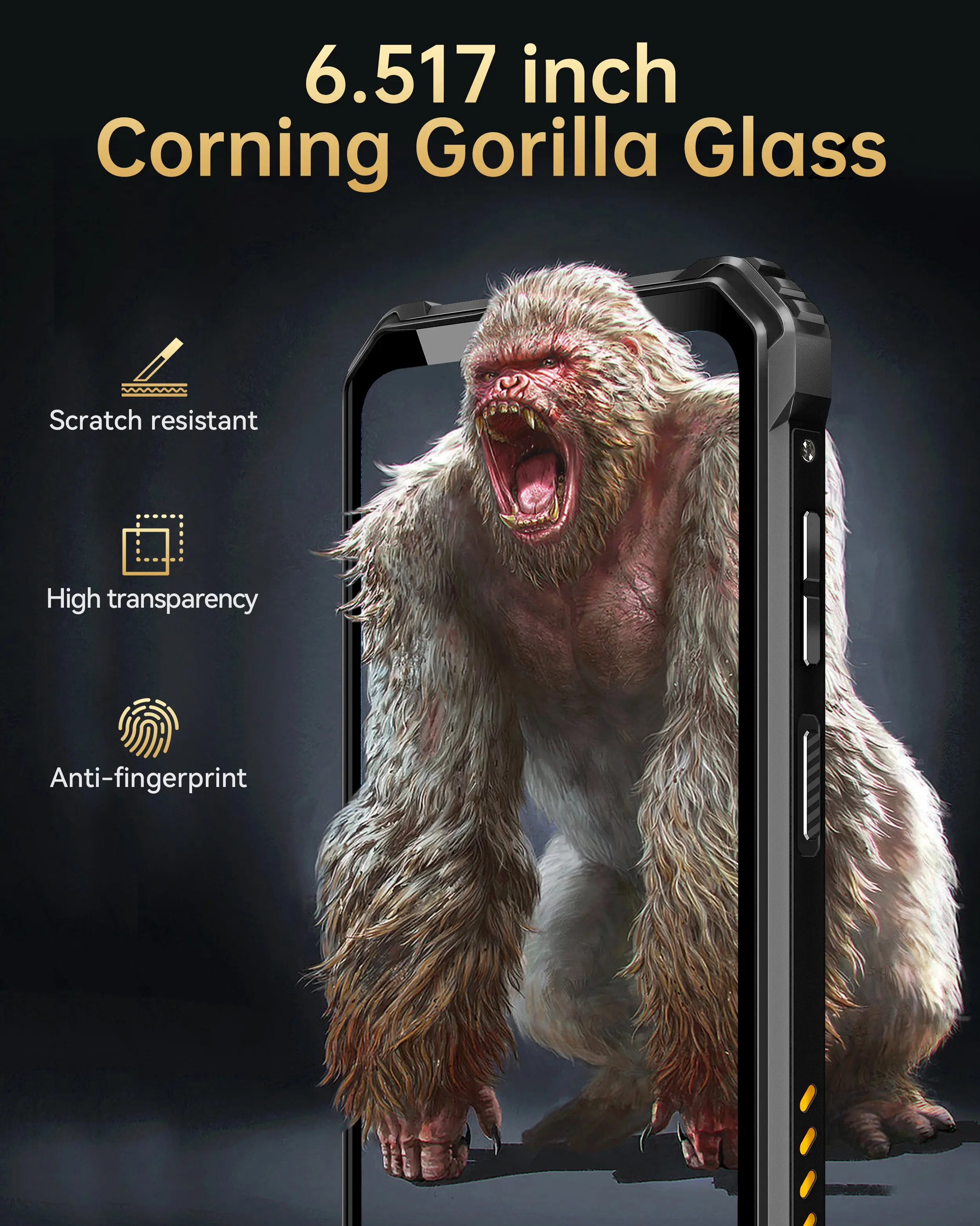 Oukitel WP23 10600mAh Android 13 Waterproof Droproof Military Grade Phone (4+64GB NFC) - Image 6