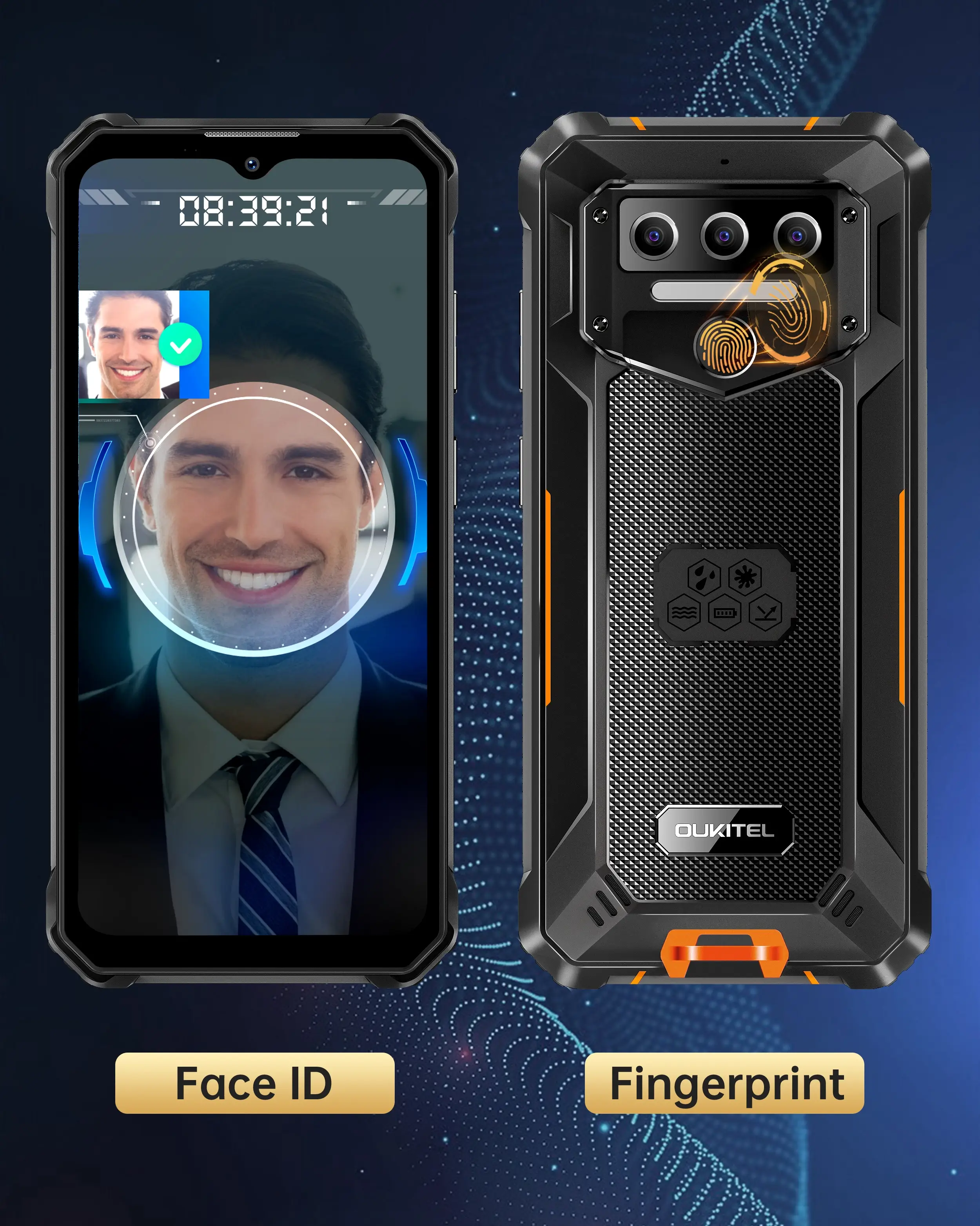 Oukitel WP23 10600mAh Android 13 Waterproof Droproof Military Grade Phone (4+64GB NFC) - Image 8