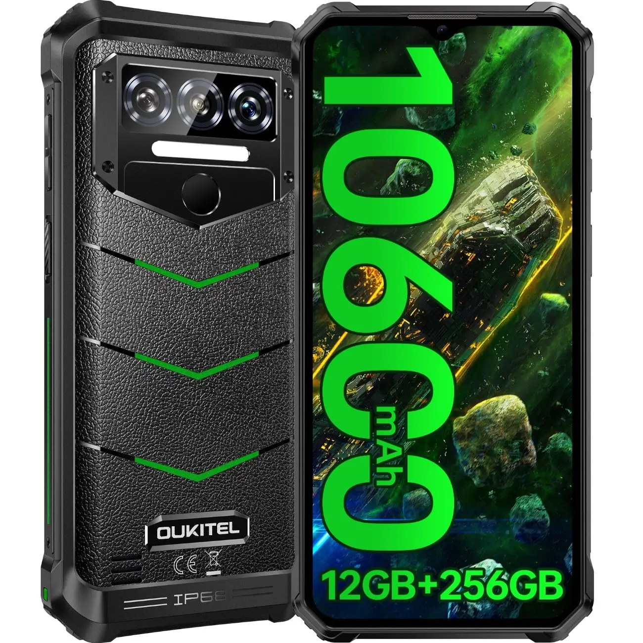 Oukitel WP38 Rugged Phone 10600mAh Battery 12GB+256GB NFC - Image 3