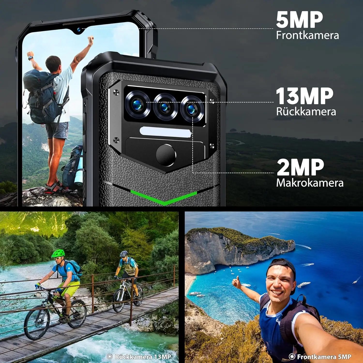 Oukitel WP38 Rugged Phone 10600mAh Battery 12GB+256GB NFC - Image 4