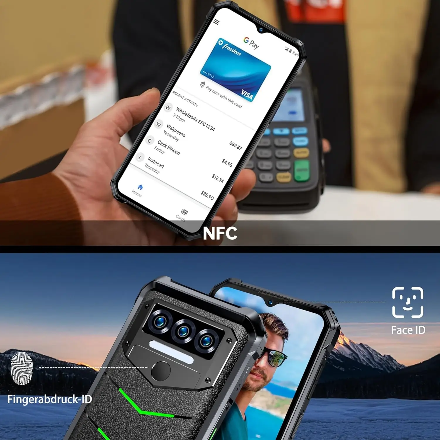 Oukitel WP38 Rugged Phone 10600mAh Battery 12GB+256GB NFC - Image 7