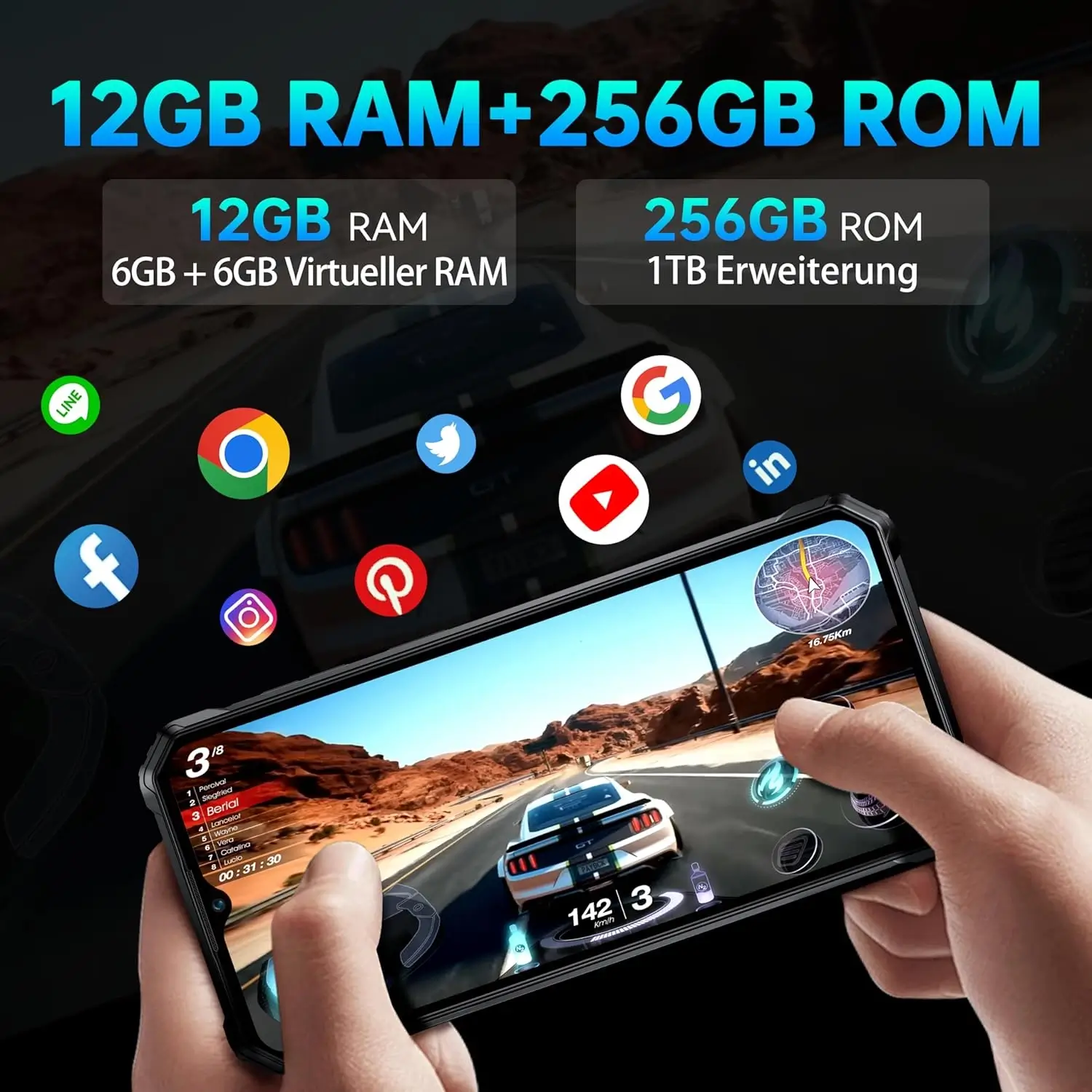 Oukitel WP38 Rugged Phone 10600mAh Battery 12GB+256GB NFC - Image 9