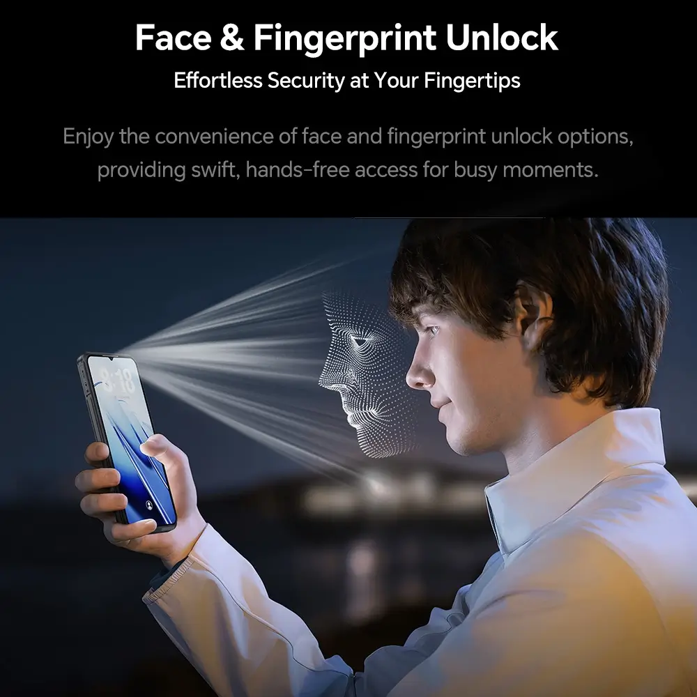 Oukitel WP52 Extrem dünnes 12mm 5G robustes Smartphone mit 6500mAh Akku (16GB+256GB). - Image 8