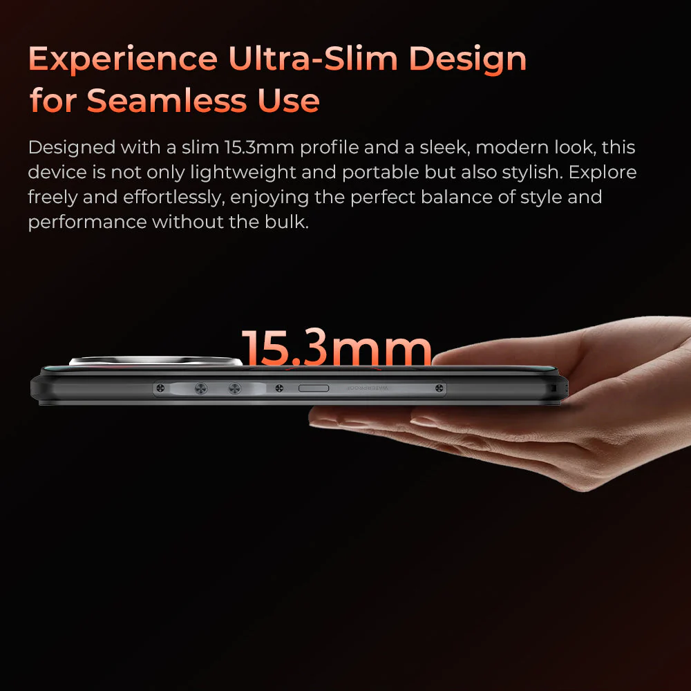 Oukitel WP55 5G Rugged Phone 6.6'' HD+ Display 11000mAh Big Battery 108MP Camera Android 15(12GB+256GB NFC) - Image 9