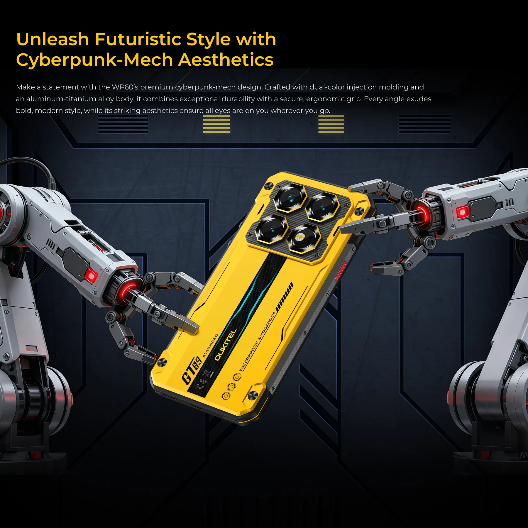 Oukitel WP60 5G Rugged Phone 7.2'' HD+ Display 10,000mAh Big Battery 108MP Camera Android 15 - Image 10