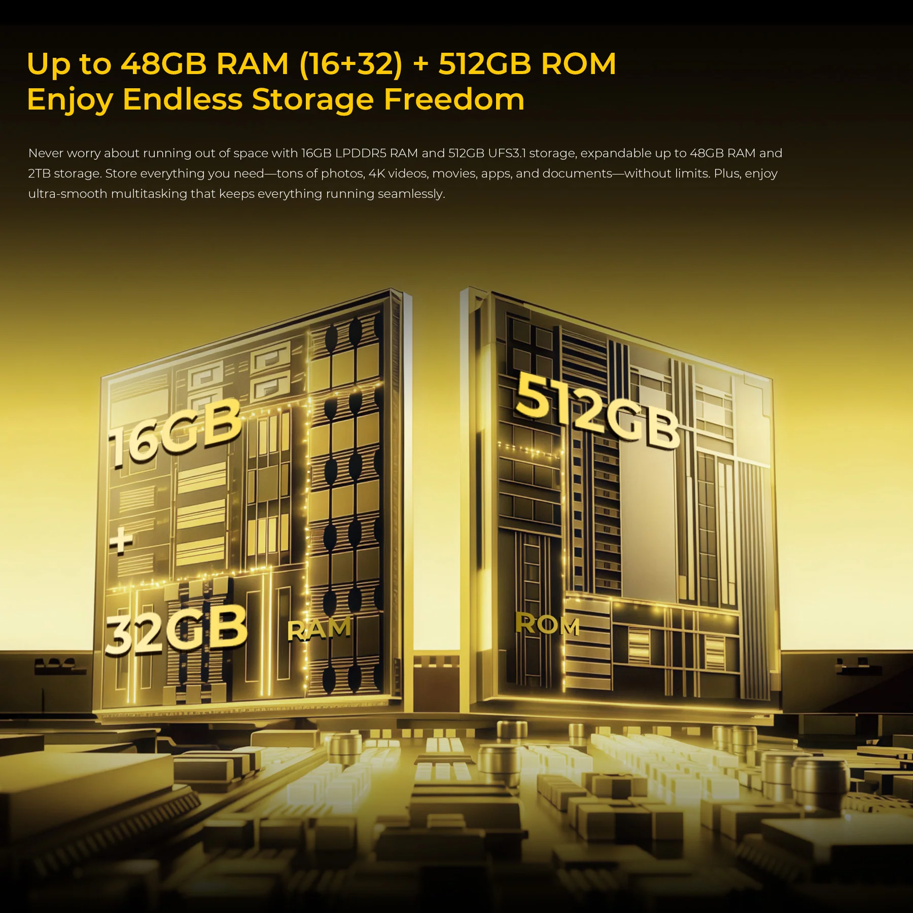 Oukitel WP60 5G Rugged Phone 7.2'' HD+ Display 10,000mAh Big Battery 108MP Camera Android 15 - Image 7