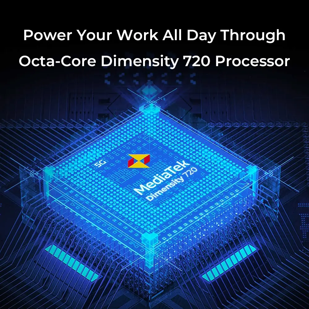 Oukitel RT7 5G 10-Zoll 32000mAh Akku IP68 IP69K Android 15 Rugged-Tablet (12+514 GB) - Image 4