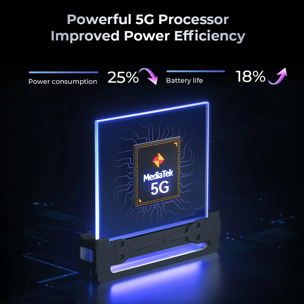 Oukitel WP35 5G Robustes Telefon 11000mAh Akku 15mm Gehäuse Android 14 (24GB+256GB) - Image 4