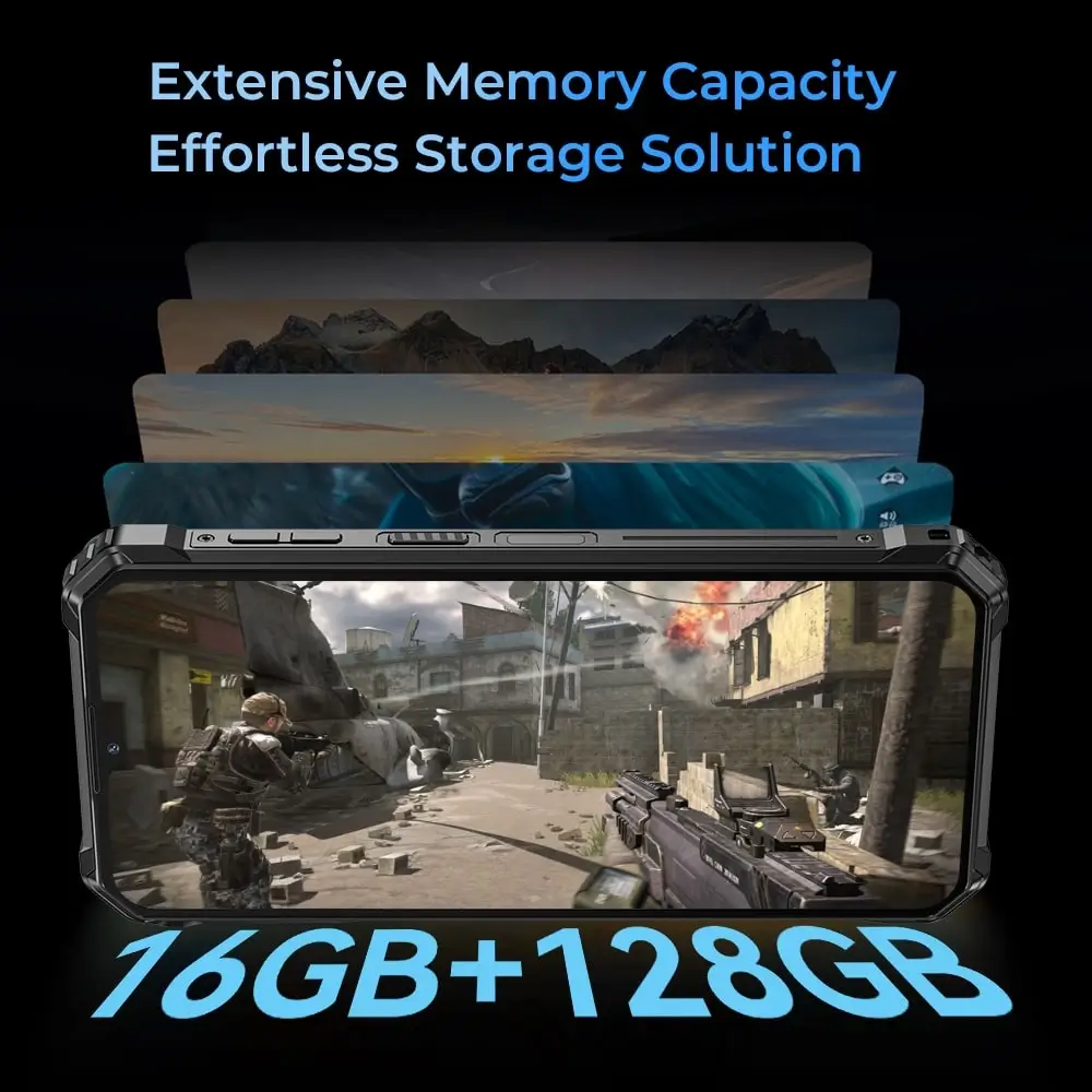 Oukitel WP36 Rugged-Smartphone 10600mAh Akku 8D Sound Triple-Kamera 16GB + 128GB - Image 10