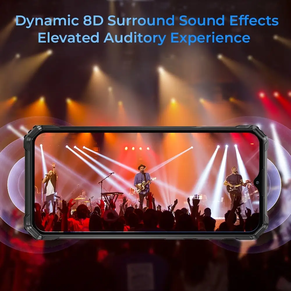 Oukitel WP36 Rugged-Smartphone 10600mAh Akku 8D Sound Triple-Kamera 16GB + 128GB - Image 6